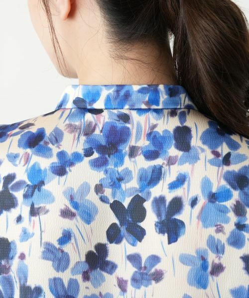 Leilian / レリアン シャツ・ブラウス | プリントブラウス【ROCHAS Premiere】 | 詳細8
