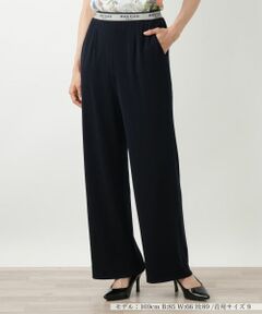 Leilian / レリアン その他パンツ | ストレッチワイドパンツ【ROCHAS Premiere】