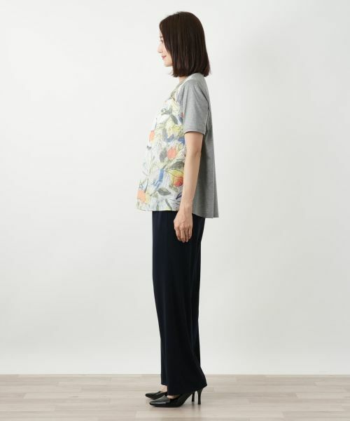 Leilian / レリアン その他パンツ | ストレッチワイドパンツ【ROCHAS Premiere】 | 詳細2