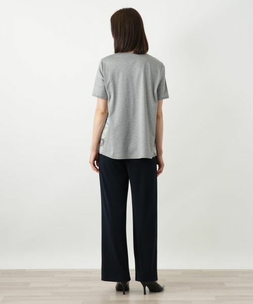 Leilian / レリアン その他パンツ | ストレッチワイドパンツ【ROCHAS Premiere】 | 詳細3