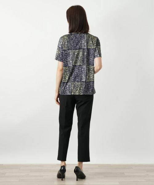 Leilian / レリアン カットソー | フラワープリントカットソー【ROCHAS Premiere】 | 詳細3