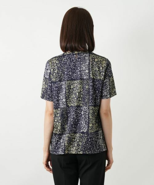 Leilian / レリアン カットソー | フラワープリントカットソー【ROCHAS Premiere】 | 詳細6