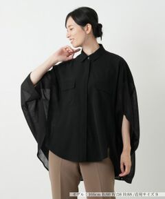 Leilian / レリアン シャツ・ブラウス | ポンチョ風ブラウス