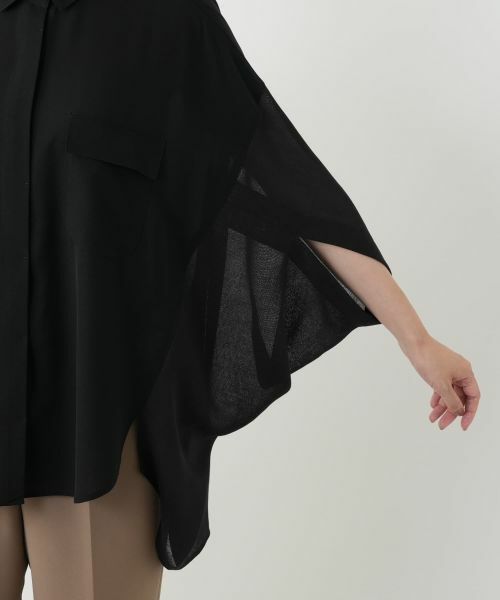 Leilian / レリアン シャツ・ブラウス | ポンチョ風ブラウス | 詳細9