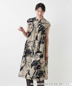 Leilian / レリアン シャツ・ブラウス | 洗えるプリントチュニックブラウス