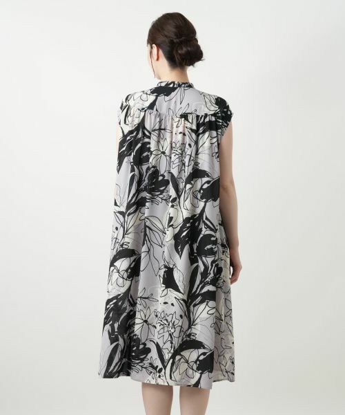 Leilian / レリアン シャツ・ブラウス | 洗えるプリントチュニックブラウス | 詳細1