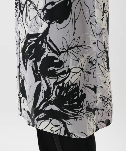 Leilian / レリアン シャツ・ブラウス | 洗えるプリントチュニックブラウス | 詳細14