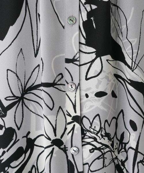 Leilian / レリアン シャツ・ブラウス | 洗えるプリントチュニックブラウス | 詳細15