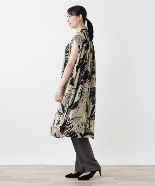 Leilian / レリアン シャツ・ブラウス | 洗えるプリントチュニックブラウス | 詳細3