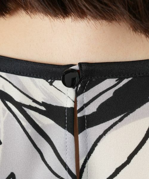 Leilian / レリアン シャツ・ブラウス | ティアードスリーブプリントブラウス | 詳細15