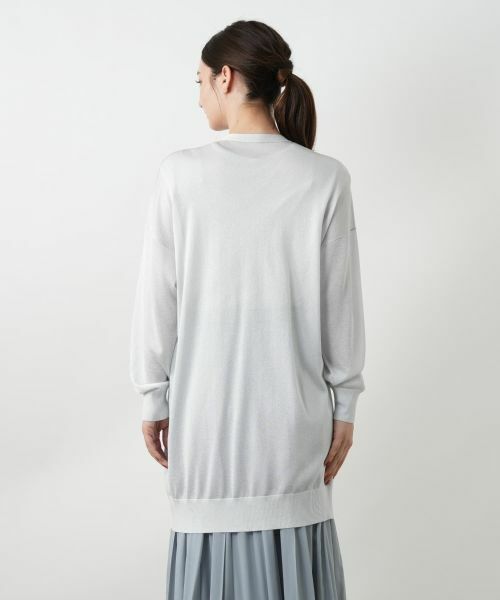 Leilian / レリアン カーディガン・ボレロ | ラメロングカーディガン | 詳細12