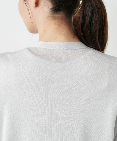 Leilian / レリアン カーディガン・ボレロ | ラメロングカーディガン | 詳細14