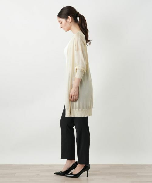 Leilian / レリアン カーディガン・ボレロ | ラメロングカーディガン | 詳細5