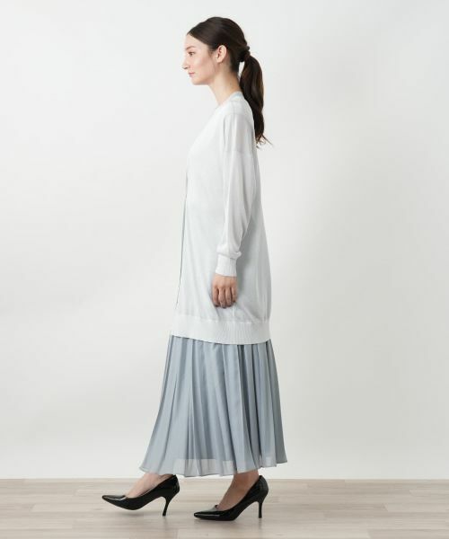 Leilian / レリアン カーディガン・ボレロ | ラメロングカーディガン | 詳細8