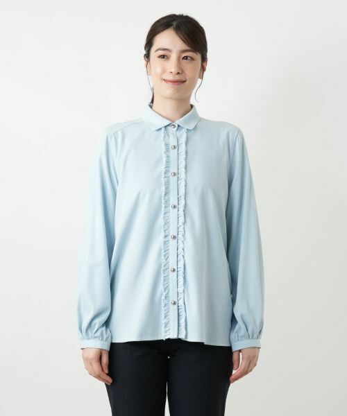 Leilian / レリアン シャツ・ブラウス | フリルブラウス【MUSE BY ROCHAS Premiere】 | 詳細4