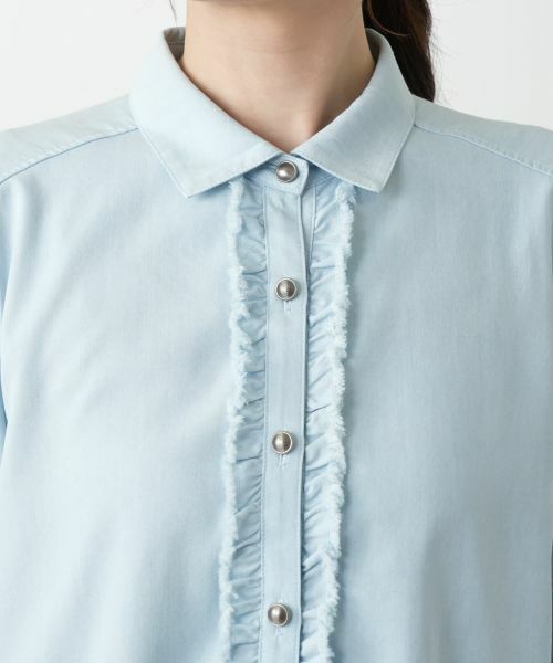 Leilian / レリアン シャツ・ブラウス | フリルブラウス【MUSE BY ROCHAS Premiere】 | 詳細7