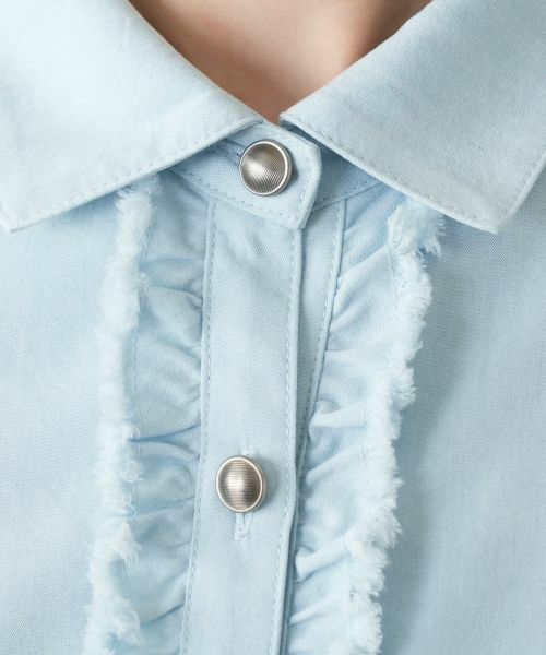 Leilian / レリアン シャツ・ブラウス | フリルブラウス【MUSE BY ROCHAS Premiere】 | 詳細9