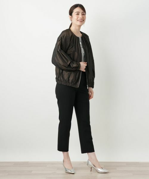 Leilian / レリアン その他アウター | ノーカラージャケット【Leilian WHITE LABEL】 | 詳細1