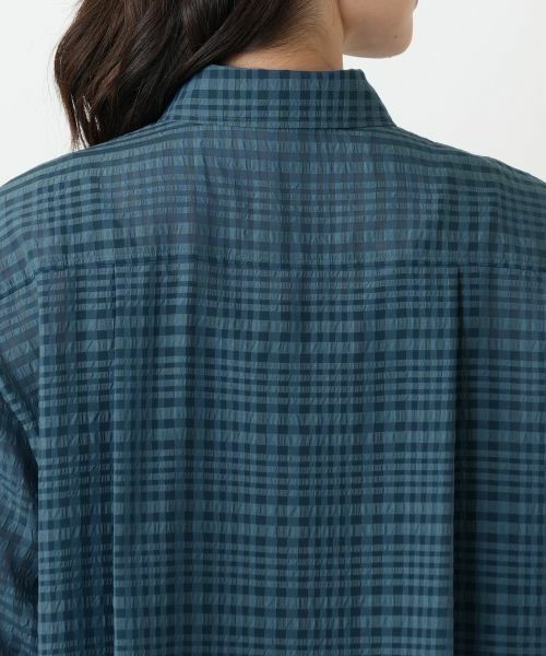 Leilian / レリアン シャツ・ブラウス | シアーチェックブラウス【Leilian WHITE LABEL】 | 詳細14