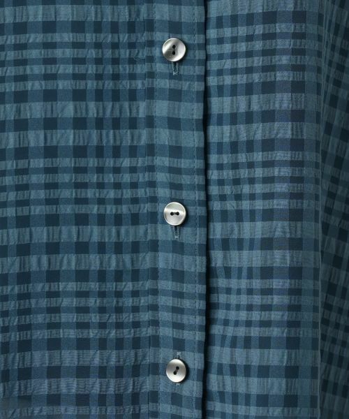 Leilian / レリアン シャツ・ブラウス | シアーチェックブラウス【Leilian WHITE LABEL】 | 詳細17