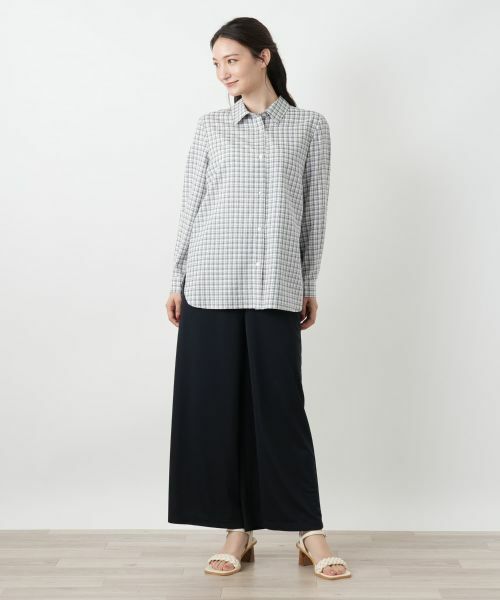 Leilian / レリアン シャツ・ブラウス | チェックブラウス【Leilian WHITE LABEL】 | 詳細1