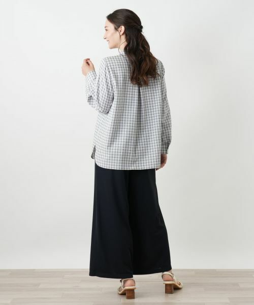 Leilian / レリアン シャツ・ブラウス | チェックブラウス【Leilian WHITE LABEL】 | 詳細3