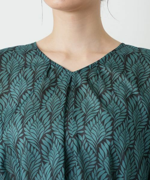 Leilian / レリアン ドレス | プリントフレアワンピース | 詳細12