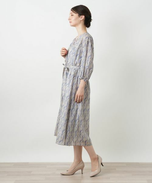 Leilian / レリアン ドレス | プリントフレアワンピース | 詳細2