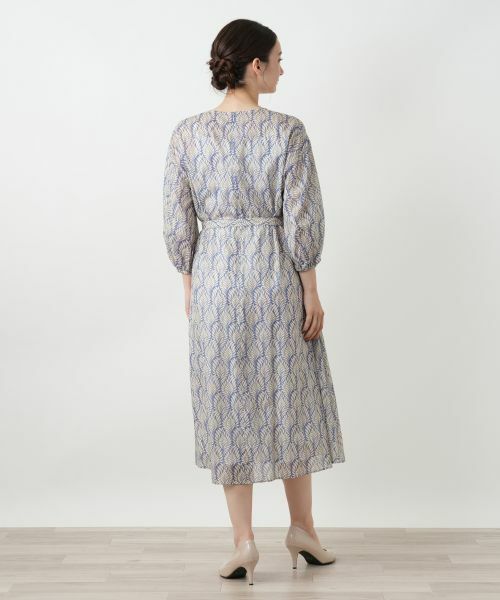 Leilian / レリアン ドレス | プリントフレアワンピース | 詳細3