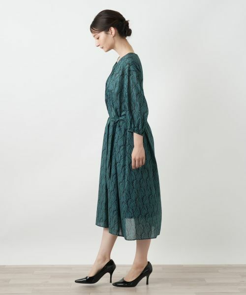 Leilian / レリアン ドレス | プリントフレアワンピース | 詳細6