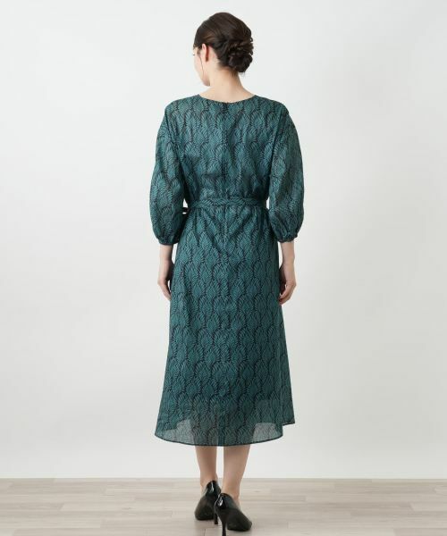 Leilian / レリアン ドレス | プリントフレアワンピース | 詳細7