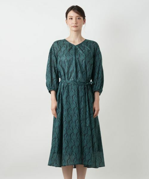 Leilian / レリアン ドレス | プリントフレアワンピース | 詳細9