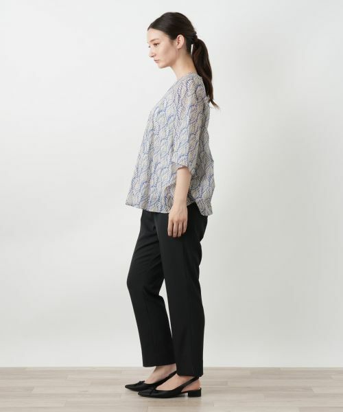 Leilian / レリアン シャツ・ブラウス | プリントフレアブラウス | 詳細2