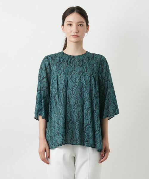 Leilian / レリアン シャツ・ブラウス | プリントフレアブラウス | 詳細7