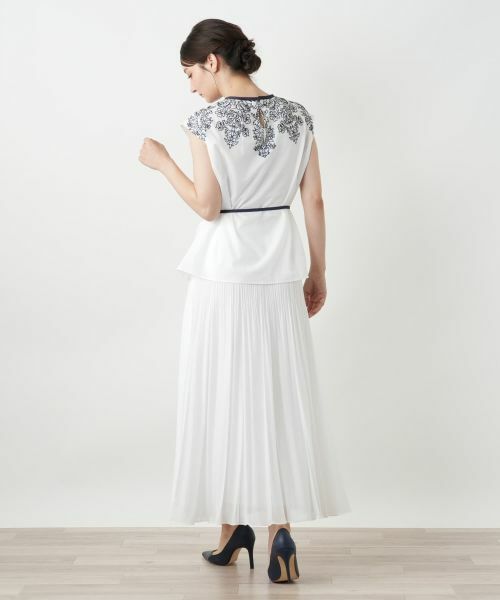 Leilian / レリアン シャツ・ブラウス | 刺繍フレンチスリーブブラウス | 詳細6