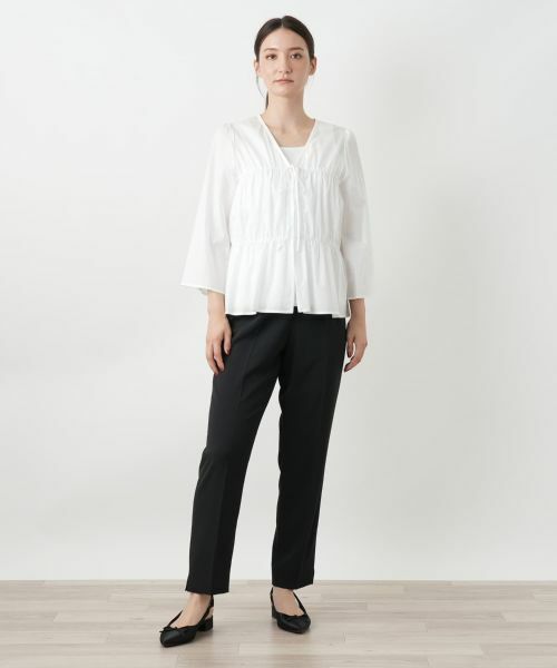 Leilian / レリアン シャツ・ブラウス | Vネックブラウス | 詳細4