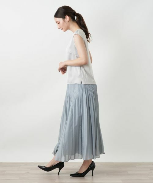 Leilian / レリアン ロング・マキシ丈スカート | ロングプリーツスカート | 詳細8