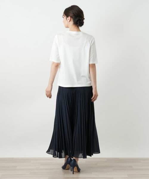 Leilian / レリアン カットソー | リボンボーダーカットソー | 詳細3