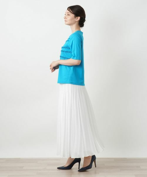 Leilian / レリアン カットソー | リボンボーダーカットソー | 詳細8