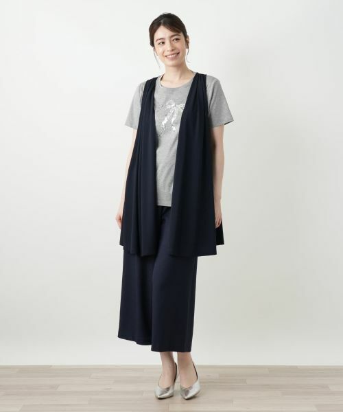 Leilian / レリアン テーラードジャケット | ロングベスト【MUSE BY ROCHAS Premiere】 | 詳細1