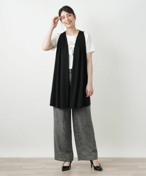 Leilian / レリアン テーラードジャケット | ロングベスト【MUSE BY ROCHAS Premiere】 | 詳細4