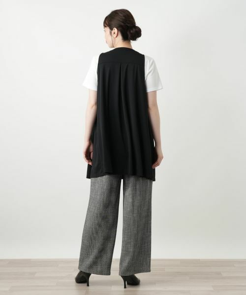 Leilian / レリアン テーラードジャケット | ロングベスト【MUSE BY ROCHAS Premiere】 | 詳細6