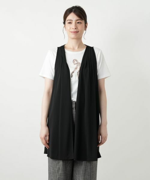 Leilian / レリアン テーラードジャケット | ロングベスト【MUSE BY ROCHAS Premiere】 | 詳細7