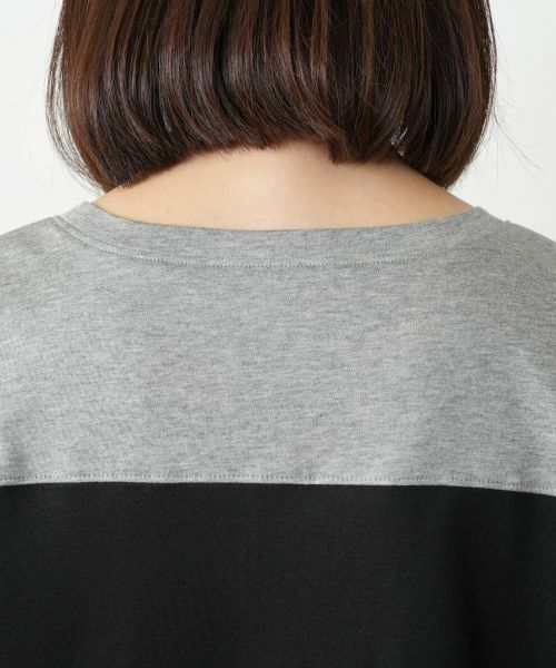 Leilian / レリアン カットソー | ストライプ切替カットソー【MUSE BY ROCHAS Premiere】 | 詳細12