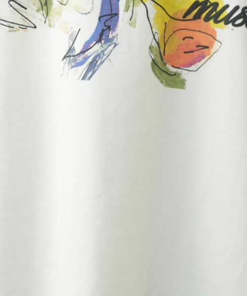 Leilian / レリアン カットソー | 異素材切替プリントTシャツ【MUSE BY ROCHAS Premiere】 | 詳細13