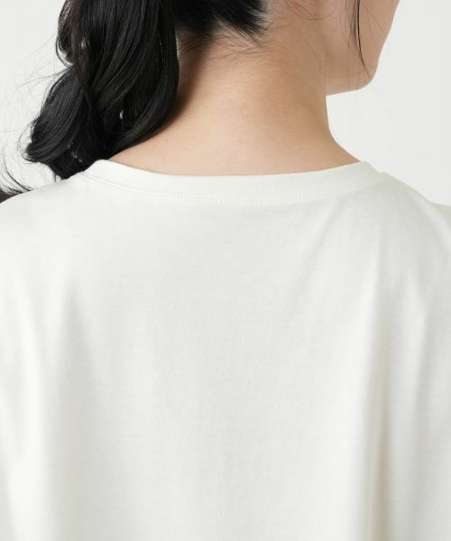 Leilian / レリアン カットソー | 異素材切替プリントTシャツ【MUSE BY ROCHAS Premiere】 | 詳細8