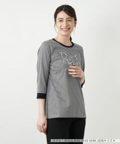 Leilian / レリアン カットソー | ボーダーカットソー【MUSE BY ROCHAS Premiere】