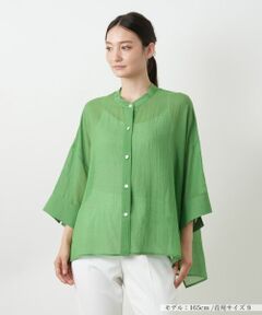 Leilian / レリアン シャツ・ブラウス | バンドカラーブラウス