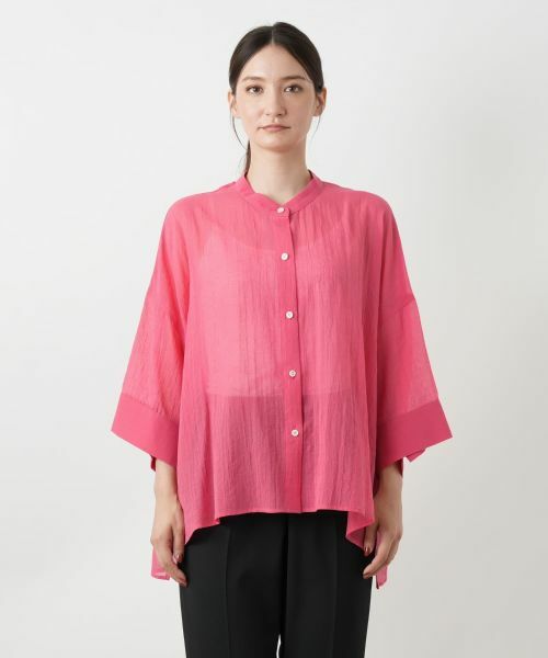 Leilian / レリアン シャツ・ブラウス | バンドカラーブラウス | 詳細13