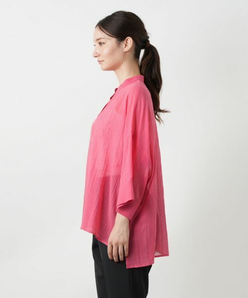 Leilian / レリアン シャツ・ブラウス | バンドカラーブラウス | 詳細14